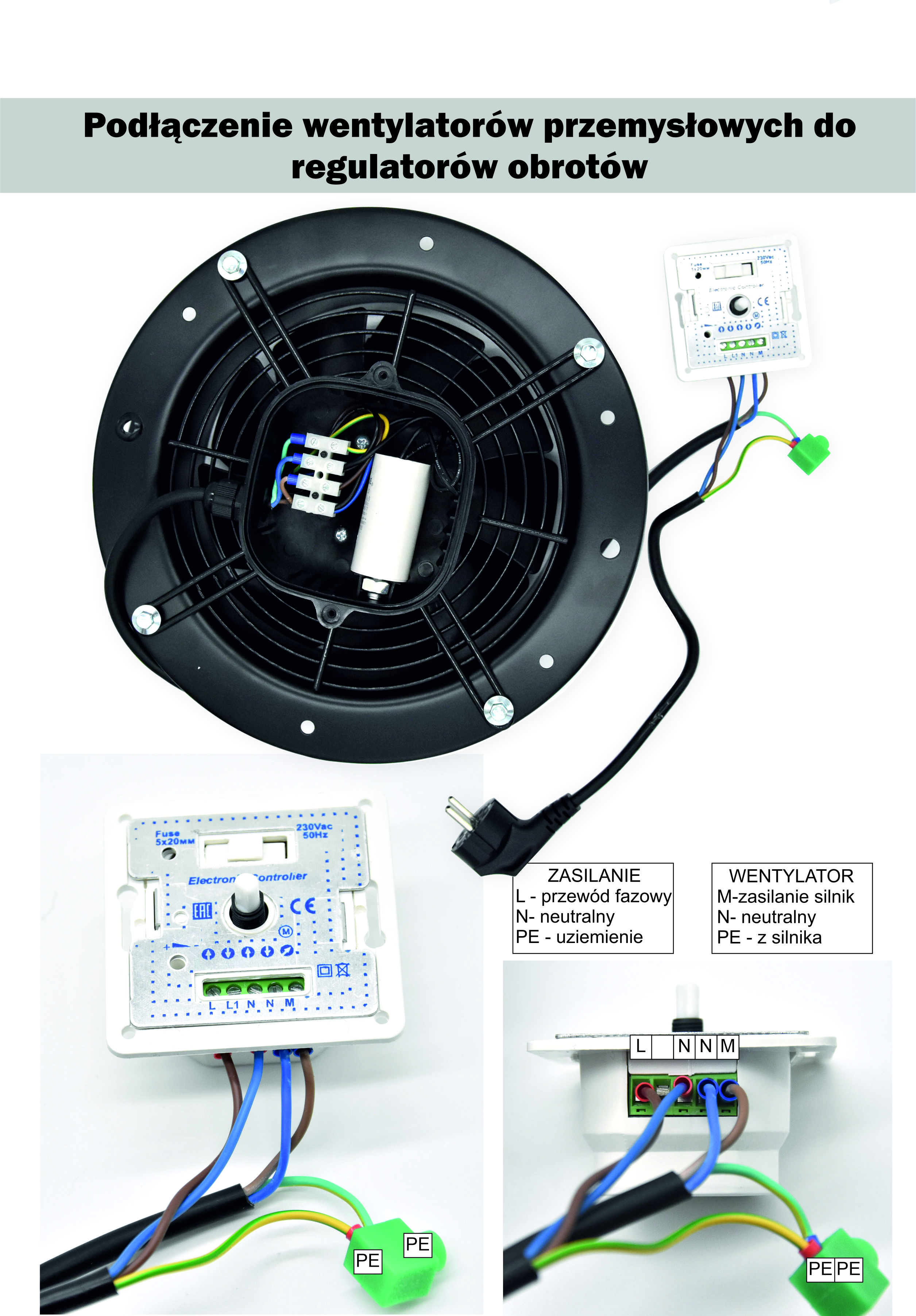 podłączenie regulatora airRoxy